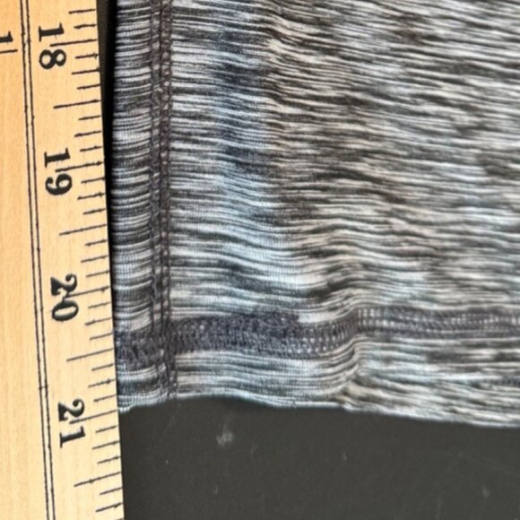 RBX Womens Plus Size 3X Gray Capri Leggings Activewear Heathered - Picture 5 of 6